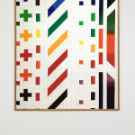 Guy de Rougemont, Grand quadrillé bleu, 1975