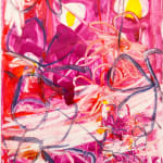 Pauline d'Andigné, Black dots on yellow, 2024