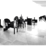 Paolo Pallucco, 100 sedie in una notte, Sedia 27 - Sedia ferita da un colpo alle spalle, 1990