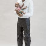 Stephan Balkenhol, Mann mit Kind, 2021