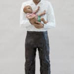 Stephan Balkenhol, Mann mit Kind, 2021