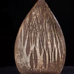 Patricia Shone, Forest Flask (small), 2025