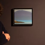 Jane MacNeill, Beinn Dearg Mhor after nightfall - study, 2022