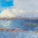 Allan MacDonald, bank of gold, Eskadale, 2022