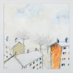 Robert McAulay, Small White Roofs 5, 2022