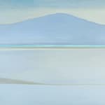 Jane MacNeill, Beinn Dearg Mhor after nightfall - study, 2022