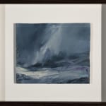 Janette Kerr, Weather study - early morning over the voe, Brindister, 2021