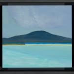 Jane MacNeill, Beinn Dearg Mhor after nightfall - study, 2022