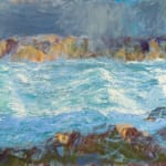 Allan MacDonald, bank of gold, Eskadale, 2022