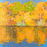 Allan MacDonald, Autumn river, Eskadale, 2023