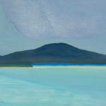 Jane MacNeill, Beinn Dearg Mhor after nightfall - study, 2022