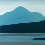 Jane MacNeill, Blue loch with white cloud shifting (Loch an Eilein), 2022