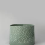 Kim Pan-ki, Celadon Jar with Leaf Decoration I, 2017