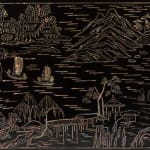 Unknown, Colonial Period (1910–1945), Lacquer Tray Inlaid with Mother-of-Pearl, Early 20th century