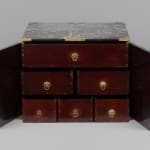 Unknown, Joseon Dynasty (1392–1897), Red Lacquer Box Inlaid with Mother-of-Pearl, 19th century