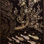 Unknown, Colonial Period (1910–1945), Lacquer Tray Inlaid with Mother-of-Pearl, Early 20th century