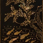 Unknown, Colonial Period (1910–1945), Lacquer Tray Inlaid with Mother-of-Pearl, Early 20th century