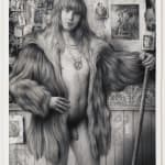 Sverre Malling, Peacock with Skulls and Bones, 2025