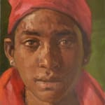 Tewodros Hagos, Gaze 5 (diptych), 2024