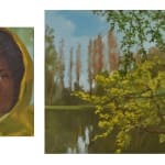 Tewodros Hagos, Gaze 5 (diptych), 2024