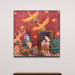 Tuan Vu, Wet Red Kimono, 2023