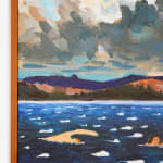 Rob Moss Wilson, Tomales Bay Swim with Heavy Cloudscape