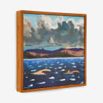 Rob Moss Wilson, Tomales Bay Swim with Heavy Cloudscape