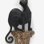 Lorenzo Lorenzetti, Gargoyle (cat on cornice)