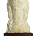 Very rare plaster by Ferdinand Hodler, depicting his beloved muse Valentine Godé-Darel. The only signed sculpture by Ferdinand Hodler, realized in Geneva c. 1914.