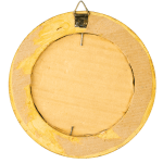 Italian Renaissance miniature depicting a bearded Prophet with a turban and scroll (phylactery) by the Veronese Illuminator, late 15th century, circular gold frame, La Gabrielle Fine Arts.