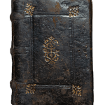 16th century binding of a French Medieval Book of Hours