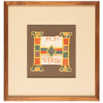 Very large and richly illuminated initial H from an Atlantic Bible realizead in Italy, Rome, c. 1100