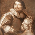A painting realized in Belgium around 1630 and depicting the Portrait of Andreas Colyn de Nole, after a painting by Anthony van Dyck