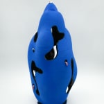 Danyang Song, A Drop of Positivity II, Glazed stoneware, Underglaze, Gloop, Luster, 15.5 x 7 x 7"