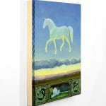 Audrey Bialke, Under Ever-Changing Skies, oil on cradled panel, 16x12in