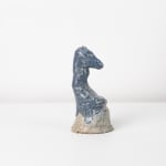 Raina Lee, Horse Scholar, wood fired stoneware, 9x4x4in