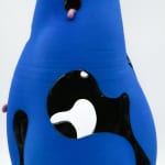 Danyang Song, A Drop of Positivity II, Glazed stoneware, Underglaze, Gloop, Luster, 15.5 x 7 x 7"