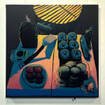 Campbell-Lynn McLean, My Crucible, oil on canvas, 30x30in