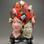 Ahrong Kim, Flower Head teapot , 2024