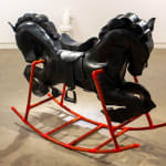 Ezri Horne, Going Nowhere in Either Direction, mixed media, 48 x 36 x 14in