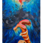 Susan Kim Alvarez, Portrait of My Bestie Cici, 2024