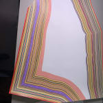 Overhead view of Wonder Woman in progress.