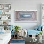 Blue Window shown in horizontal position in mockup scene.