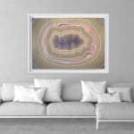 Pink Oval in horizontal display.
