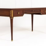 1940s French Mahogany Bureau Plat