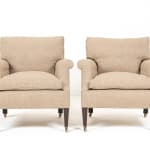 Pair of 19th Century English Mahogany Armchairs