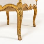 Pair of French Régence Style Giltwood Armchairs c.1900
