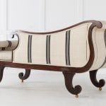 SOLD, 19th Century Faux Rosewood Chaise Longue