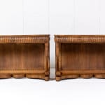 Pair of 19th Century Italian Walnut Console Tables