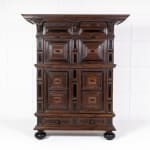 17th Century Dutch Oak and Ebony Cabinet